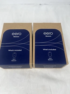 Two eero D011101 Beacon Mesh WiFi Range Extender r879 - Open Boxes - Image 1 of 4