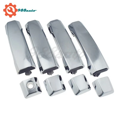 Manija de puerta exterior exterior 4 piezas para Nissan Titan 2004-2018 Armada 2004-2010 Foto 1 de 4