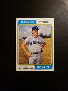 1974 Topps Al Fitzmorris #191 Royals Centered  NM-MT - Picture 1 of 2