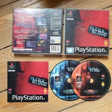In Cold Blood PS1 (COMPLETE) rare Sony PlayStation adventure black label