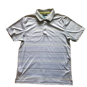 PGA Tour Herren Golfshirt Large blau mit Streifen Pro Series - Bild 1 von 7