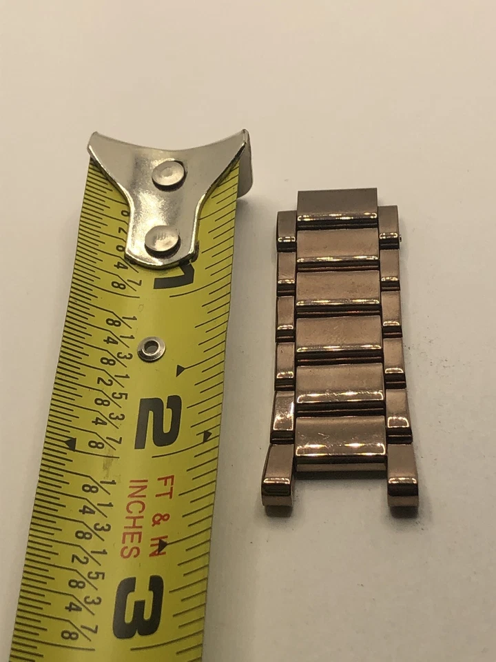 Piezas de reloj Michael Kors correa parcial eslabones sin cierre oro rosa 18 mm PJ434 Foto 1 de 4