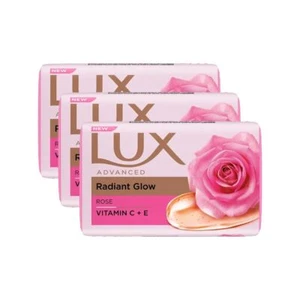 Barra de jabón de agua de rosas y esencia de seda suave al tacto LUX 5,2 onzas (paquete de 3) - Imagen 1 de 7