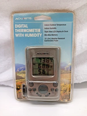 Acurite 00891 Ca1 Digital Thermometer,4-1/2" H,2-1/2" W - Image 1 of 4