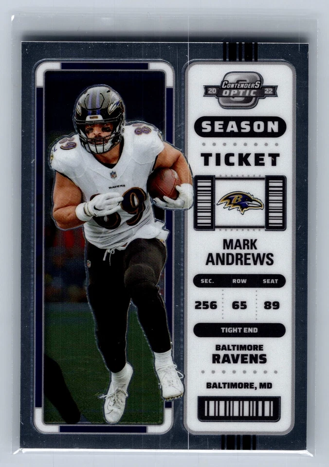 2022 Panini Contenders Optic #3 Mark Andrews Baltimore Ravens - Image 1 of 2