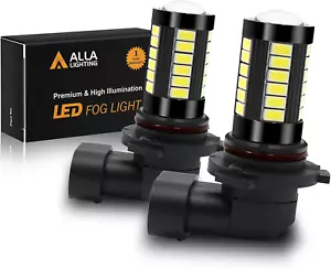 Alla Lighting Super Bright H10 9145 LED Fog Lights Bulbs, 6000K Xenon White 2800 - Picture 1 of 12