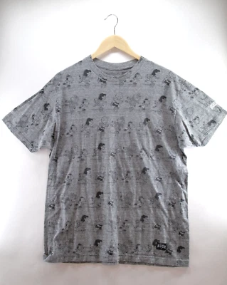 Camiseta Peanuts Charlie Brown Snoopy Gris Manga Corta Marca Torre Talla Grande Foto 1 de 4