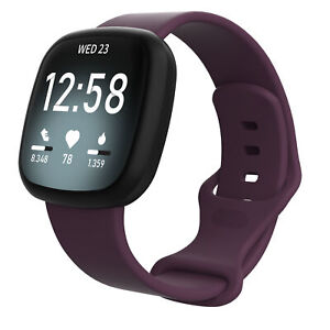 For Fitbit Versa 3 / Sense Silicone Band Replacement Wristband Watch Wrist Strap