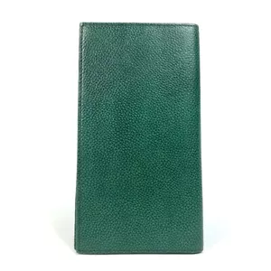 ROLEX logo Notebook notebook stationery Notebook Leather Green - Photo 1/14