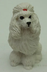 POODLE,WHITE FIGURINE,TINY ONES,CONVERSATON CONCEPTS ITEM DTN01A - Picture 1 of 5