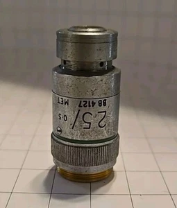 VICKERS ENGLAND 25X/0,5 OBJEKTIV LINSE OPTIK MIKROSKOP  - Bild 1 von 6
