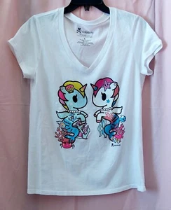 Tokidokie Mermicorno V-neck T-shirt Size Lg (NWOTS) - Bild 1 von 5