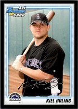 2010 Bowman Prospects Black Baseball Card Pick