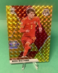 2020-21 MOSAIC NECO WILLIAMS RC GOLD! SSP  04/10 WALES  & NOTTINGHAM FOREST EPL!