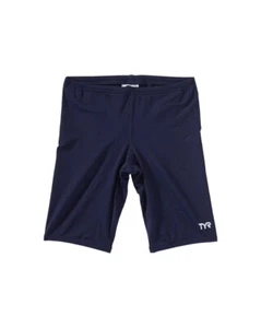 New TYR Navy Blue Solid Boy Jammer Shorts Boys Size Large - Picture 1 of 1