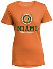 Camp David NCAA Miami Hurricanes Women's Perfect Crewneck Tee, Medium, Orange