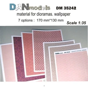 Dan Models 35242 Scale 1:35 Material for Dioramas. Wallpaper Set #2, 7 Option - Picture 1 of 12