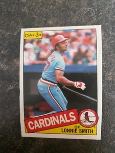 1985 O-Pee-Chee Base Lonnie Smith Card# 255 - Picture 1 of 2