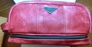 Bolsa de aseo para hombre Bolsa de viaje Organizador de baño grande para hombre ROJO DOPP 10L x 5,5 W - Imagen 1 de 12