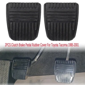 Cubierta de pastillas de repuesto de goma para pedal de embrague de freno 2 piezas para Toyota Tacoma 95-2000 - Imagen 1 de 13