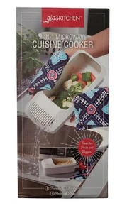 2 In 1 Microwave Pasta Vegetable Cuisine Cooker By Gia's Kitchen - Picture 1 of 7