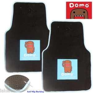 DOMO Front Driver Passenger Car Carpet Floor Mat 2 Pcs Set Rubber Backing - Picture 1 of 1
