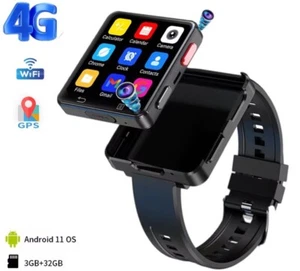 RELOJ INTELIGENTE 4G Sim 3+32GB, Pantalla HD 2.64", Cámaras Duales 5MP+5MP, GPS,Android 11.0 - Imagen 1 de 24