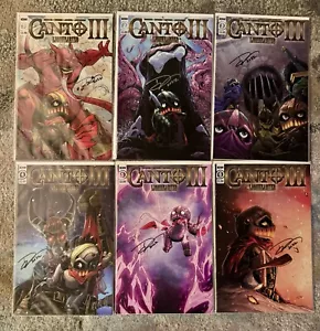 Canto III Lionhearted #1-#6 All Signed David Booher Complete Set (IDW Comics) NM - Picture 1 of 7