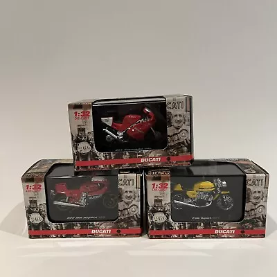 NIB Ducati Bike Die-Cast Models 1:32 Plastic Metal Museo Ducati - Image 1 of 4
