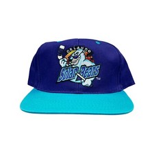 Vtg Rare IHL Orlando Solar Bears Sports Specialties Two Tone Snapback Hat Cap