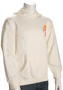 Roxy Girl's Surf Oversized Fleece Hoody - Egret - New - Picture 1 of 1