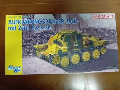 AUFKLARUNGSPANZER 38 (T) MIT 2 CM KW. K. 38 DRAGON 6294 SCALA 1/35 SMART KIT - Immagine 1 di 4