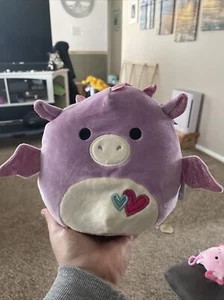 7 Zoll Dina Squishmallow lila Drache - Bild 1 von 3