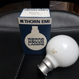 THORN Tungsten 60W Bulb B22 Silverlight Filament Lamp Globe Retro Mid-century - Picture 1 of 3