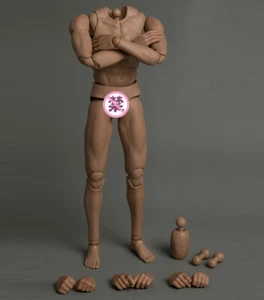 1/6 Male Body Model Skin Color Soldier For 12" Flexible Action Figure Toy Model - Picture 1 of 7