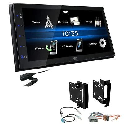 JVC 2 DIN Digital Autoradio Bluetooth USB für Chrysler Sebring 2007-2010 schwarz - Bild 1 von 4