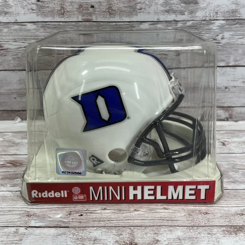 Duke Blue Devils NCAA Ridell Authentic MINI Football Helmet New Condition Cover