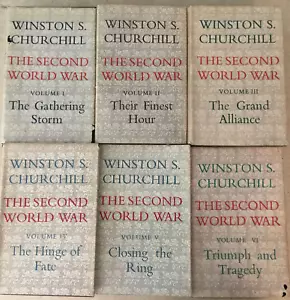 The Second World War by Winston Churchill, Volumes 1-6 - Picture 1 of 22