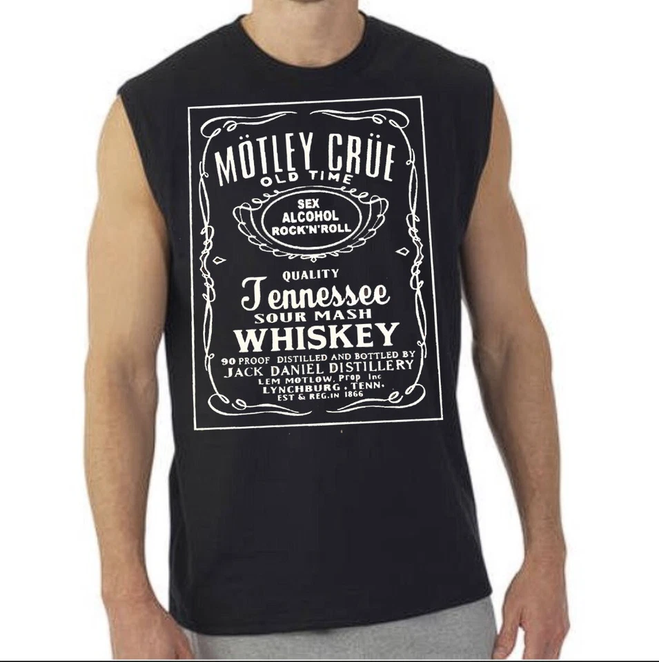 Motley Crue N Rock BAND BLACK MUSCLE SHIRT - Image 1 of 1