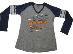 New Denver Broncos Womens Sizes L-XL Long Sleeve Shirt - Picture 1 of 5