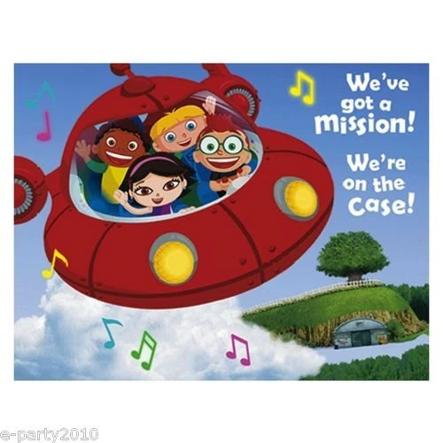 LITTLE EINSTEINS INVITATIONS (8) ~ 1st Birthday Party Supplies Disney Stationery - Image 1 of 1