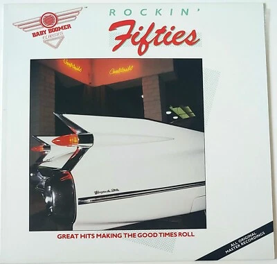 ROCKIN' FIFTIES – VARIOUS LP 33 RPM VINYL Jerry Lee Lewis, Carl Perkins, Ricky N - Image 1 of 3