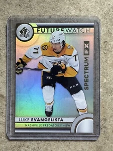 23-24 UD SP Authentic Spectrum FX Unscratched Bounty S-73 LUKE VANGELISTA - Foto 1 di 1