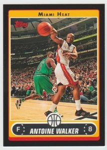 ANTOINE WALKER Heat 2006-07 Topps BLACK BORDER #201 SP Parallel #89/99 SSP /99 - Picture 1 of 2
