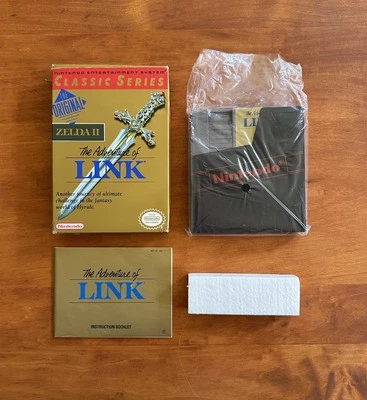 Zelda II: The Adventure of Link Classic Series (Nintendo NES) CIB Complete VGC - Image 1 of 4