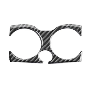 Real Carbon Fiber Gear Water Cup Holder Panel Cover Trim For BMW 5 Series 18-19 - Bild 1 von 5