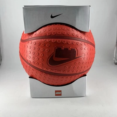 Nike x LEGO Collection basquete vermelho tamanho 7 tamanho completo edição limitada - Imagem 1 de 4