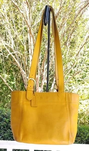 Coach Schultertasche SMALL 4157 Waverly Soho Y2K Senfgelb Leder - Bild 1 von 21
