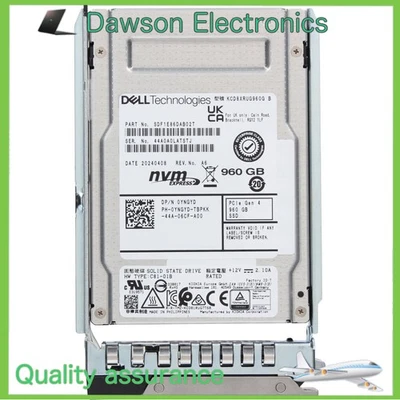 Dell YNGYD 0YNGYD 960GB PCIe Gen4 NVMe 2.5" SSD 14/15/16G KIT - Image 1 of 4