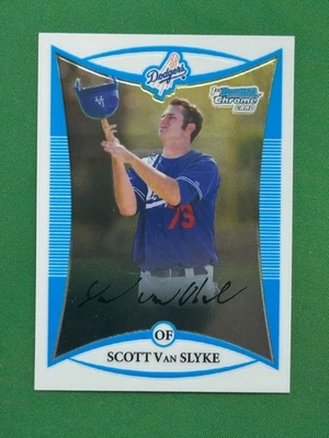 2008 Bowman Baseball 1st Bowman Chrome Prospects #BCP58 Scott Van Slyke - Image 1 of 2